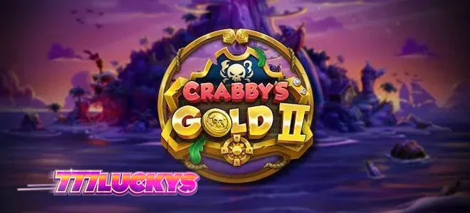 Tampilan visual game slot Crabby’s Gold II dengan tema bajak laut dan kepiting