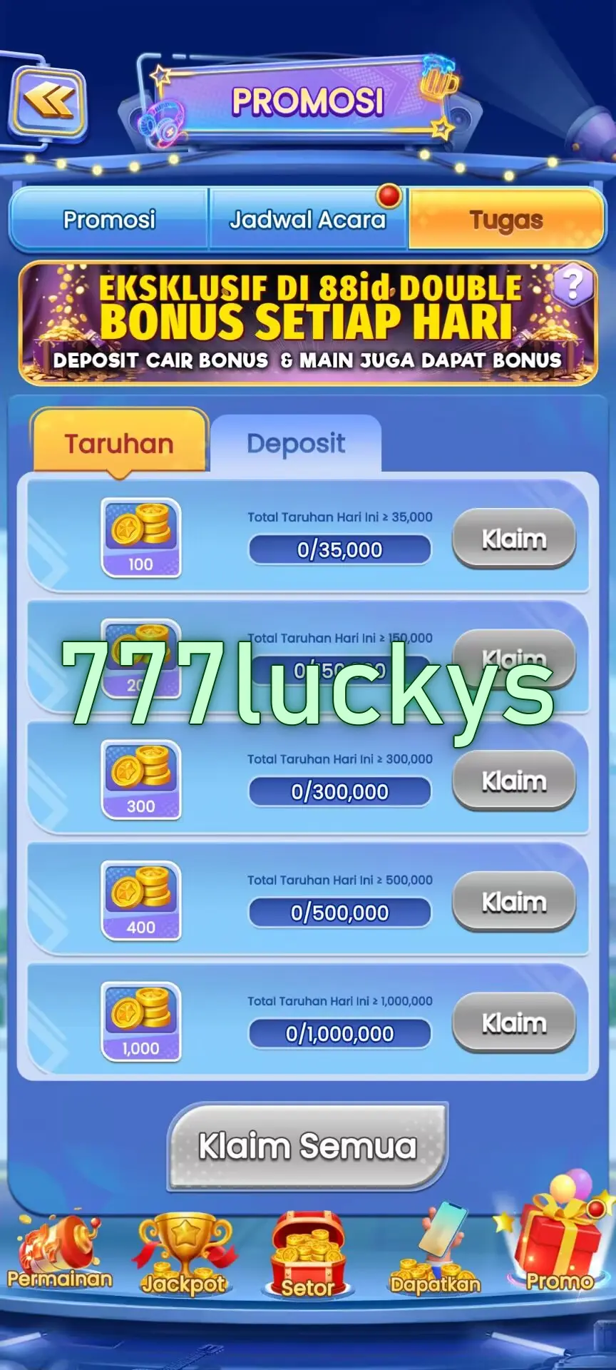 777luckys Masuk